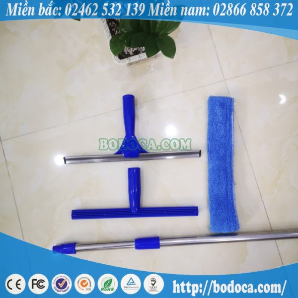 Bodoca-viet-nam-74 Bán Bộ Dụng Cụ Lau Kính Cây Dài 3M