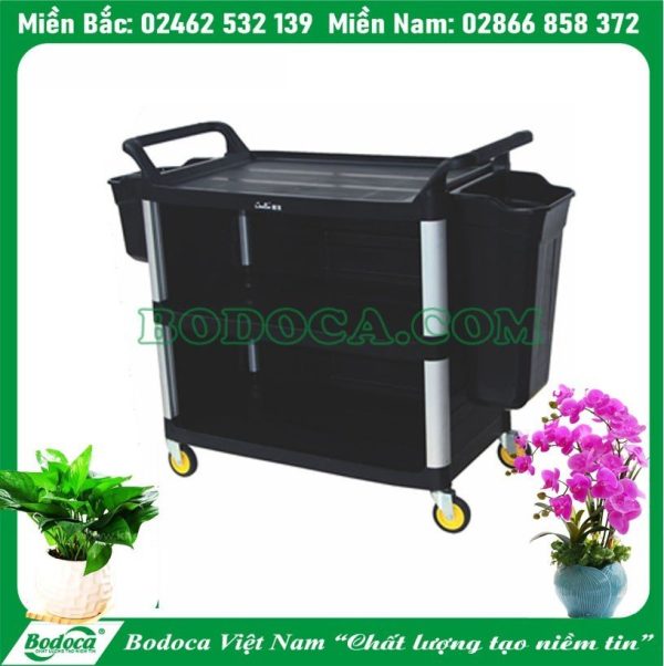 Xe Đẩy Thức Ăn Đồ Uống Trong Nhà Hàng Có Cửa